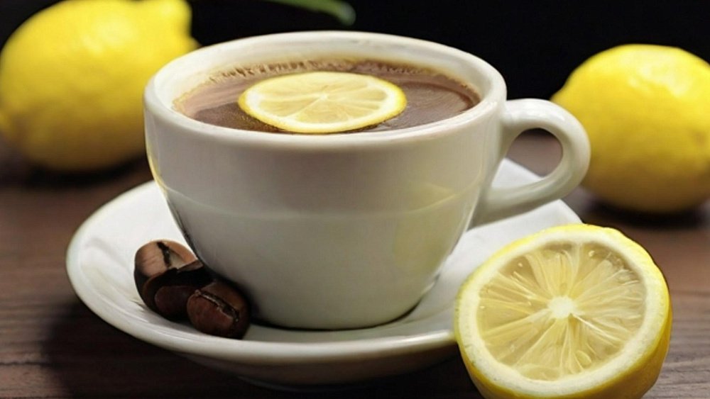 Кофе с лимоном помогает при низком давлении