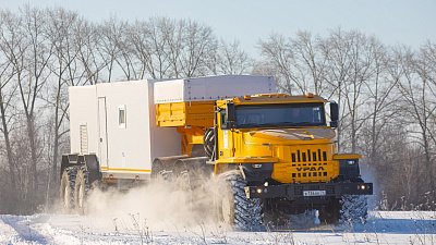 В Челябинской области завершили обязательные испытания арктического автопоезда