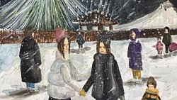 Челябинцы смогут отправить бесплатные новогодние открытки из ледового городка