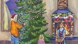 Челябинцы смогут отправить бесплатные новогодние открытки из ледового городка