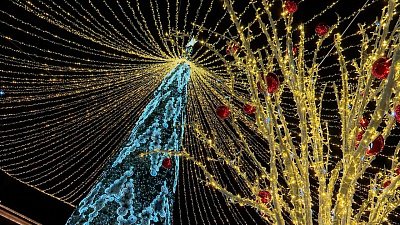 В Челябинске состоялось открытие ледового городка и Дома Деда Мороза на площади Революции