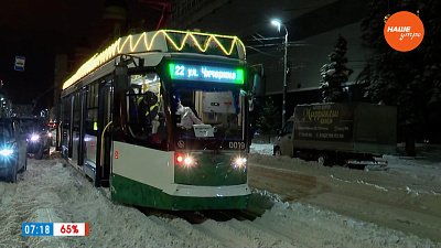 Бесплатный проезд в сюжете «Новогодний трамвай»