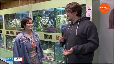 Новый обитатель Челябинского зоопарка в «Прямом включении»