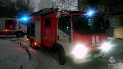 В новогоднюю ночь в Челябинске от пожара погиб человек