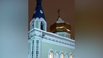В Челябинске православные верующие отмечают Рождество Христово