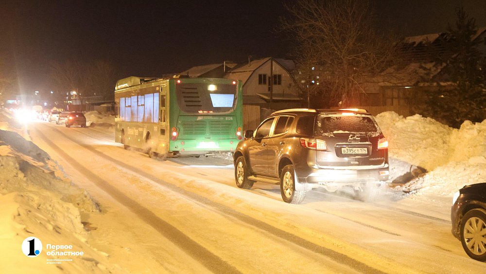 Челябинцам рассказали, куда уехал автобус № 4 с улицы Марченко после снегопадов