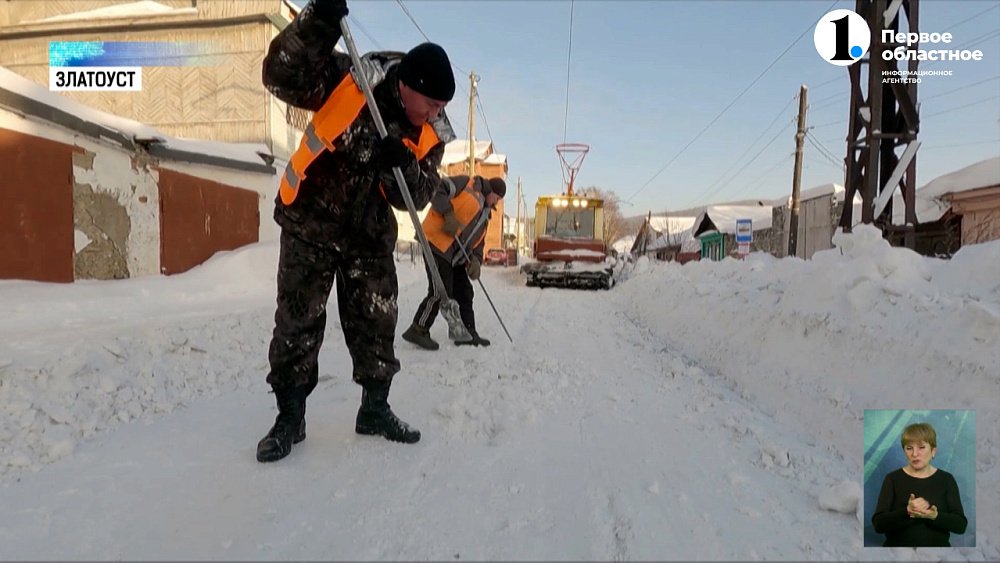 В регионе устраняют последствия снегопадов