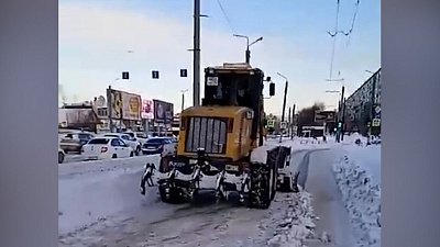 С улиц Челябинска вывезли 38 тысяч кубометров снега