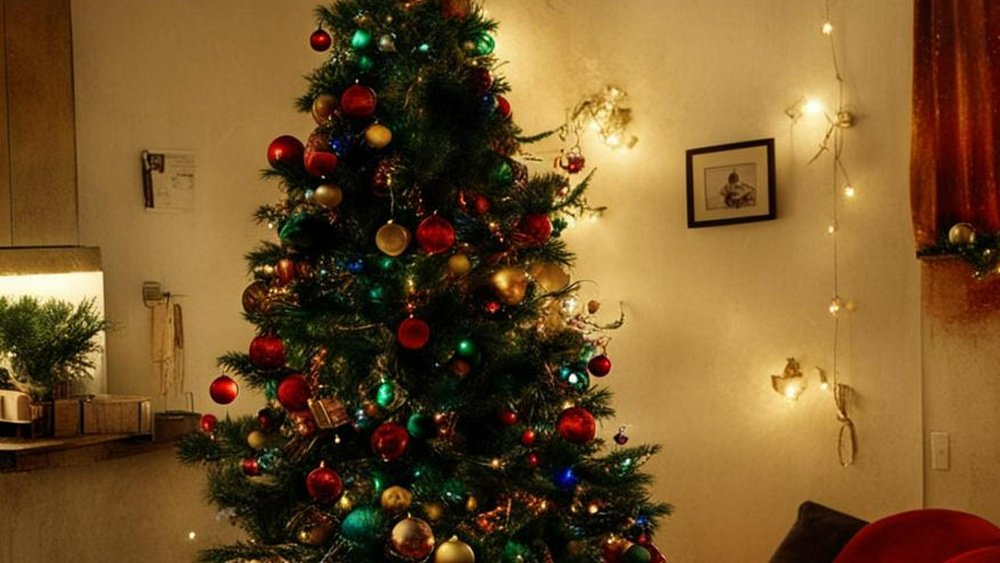 В середине января пора убирать искусственную елку