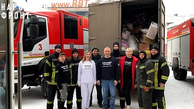 Бойцам 6 танкового полка передали гуманитарную помощь
