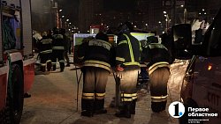 В Челябинске сгорел вещевой рынок «Восточный город»