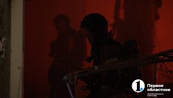 В Челябинске сгорел вещевой рынок «Восточный город»