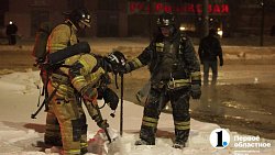 В Челябинске сгорел вещевой рынок «Восточный город»