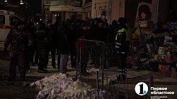 В Челябинске сгорел вещевой рынок «Восточный город»