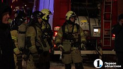 В Челябинске сгорел вещевой рынок «Восточный город»