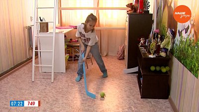 Девчонка-вратарь в сюжете «Сила характера»