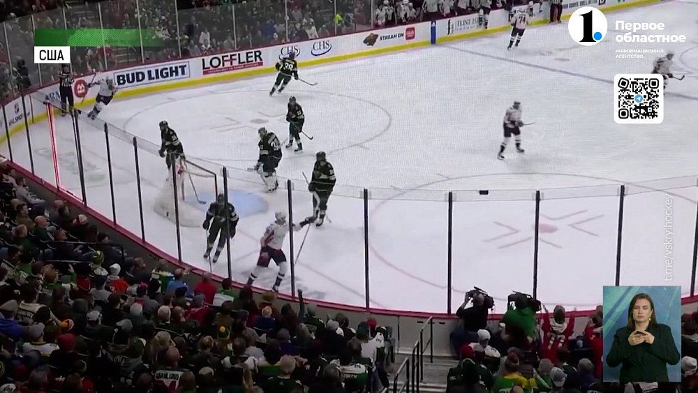 Артемий Панарин забросил шайбу в матче НХЛ