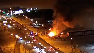 Густой дым на северо-западе города встревожил челябинцев