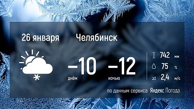 На Южном Урале будет солнечно и снежно