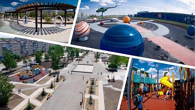 Сквер в Южноуральске вошел в топ проектов благоустройства Челябинской области
