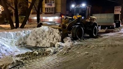С улиц Челябинска вывезли почти 23 тысячи кубических метров снега