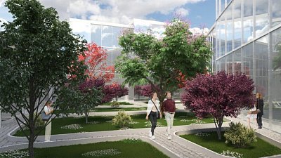 Ботанический сад ЧелГУ станет лицом главного корпуса межуниверситетского кампуса