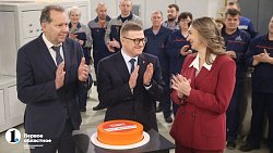 Алексей Текслер открыл на «ЧТЗ‑Уралтраке» новый участок для увеличения выпуска танковых двигателей