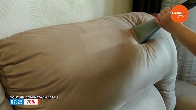 Чистим диван в домашних условиях в рубрике «Сами справимся»