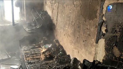 В общежитии на улице 8 Марта сгорела комната