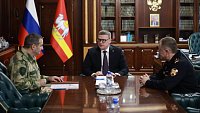 Алексей Текслер провел встречу с новым начальником управления Росгвардии по Челябинской области