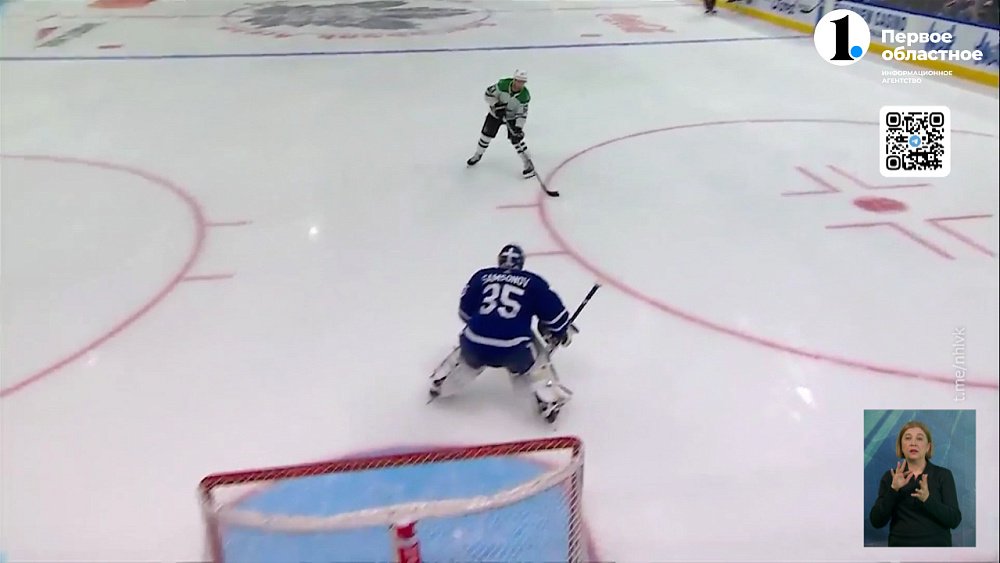 Евгений Дадонов забросил две шайбы в матче НХЛ