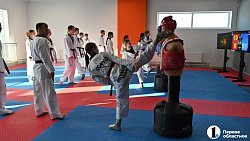 В Челябинске открыли современный спорткомплекс для школы по тхэквондо «Корё»