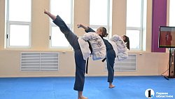 В Челябинске открыли современный спорткомплекс для школы по тхэквондо «Корё»