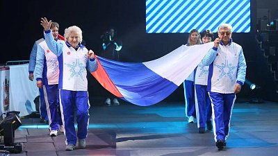 Историю России и культуру регионов страны отразили в церемонии открытия спартакиады