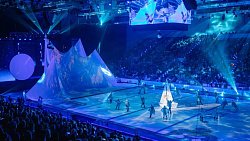 Историю России и культуру регионов страны отразили в церемонии открытия спартакиады