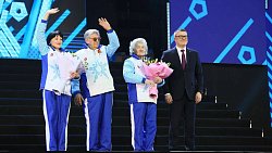 Историю России и культуру регионов страны отразили в церемонии открытия спартакиады