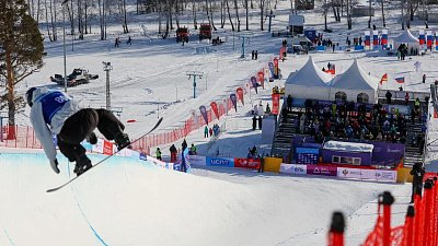 Питерские сноубордисты выиграли золото в хафпайпе на спартакиаде в Челябинской области