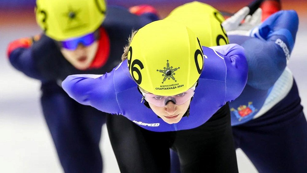 Челябинская область заняла третье место в турнире по шорт‑треку на спартакиаде