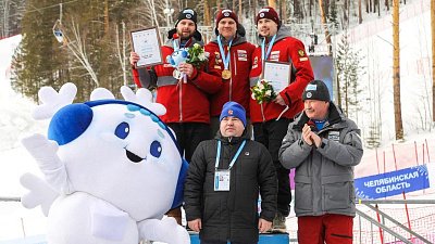 Павел Трихичев выиграл слалом‑гигант в горнолыжном спорте на спартакиаде