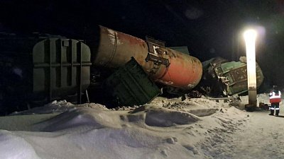 В Челябинской области столкнулись два поезда