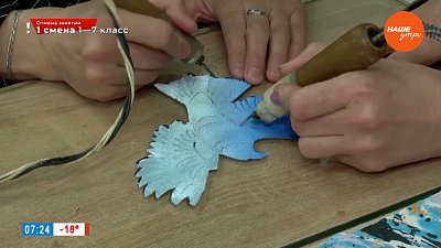 Текстильные панно в сюжете «Выжигание по ткани»