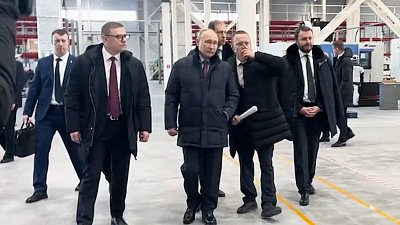 Владимир Путин приехал с рабочим визитом в Челябинск
