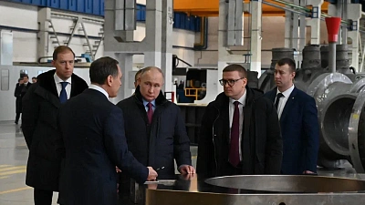 Президент Владимир Путин посетил индустриальный парк «Станкомаш»