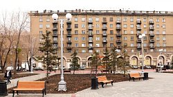 В Магнитогорске благоустроили сквер Победы