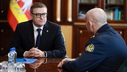 Алексей Текслер провел встречу с новым начальником ГУФСИН по Челябинской области
