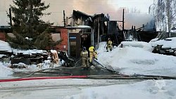 В Кыштыме хозяйка частного дома отравилась продуктами горения на пожаре