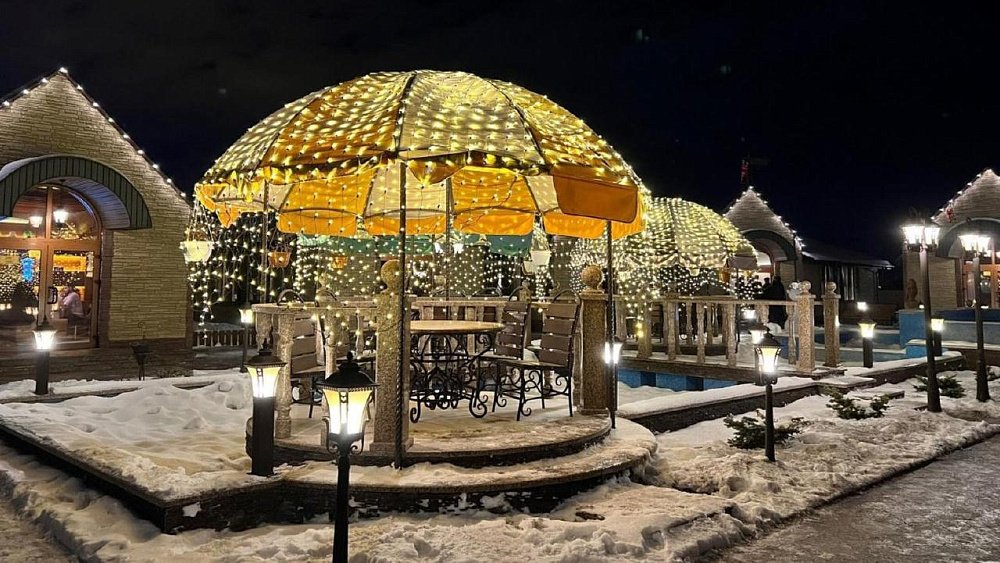 В Челябинске выбрали лучшие новогодние фасады