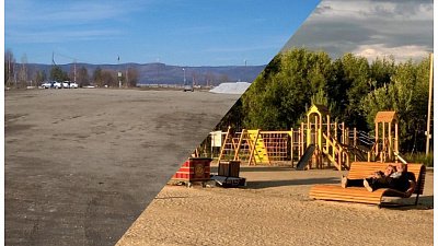 Территорию городского пляжа озера Тургояк благоустроили в Челябинской области