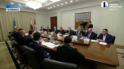 Губернатор встретился с делегацией из Казахстана