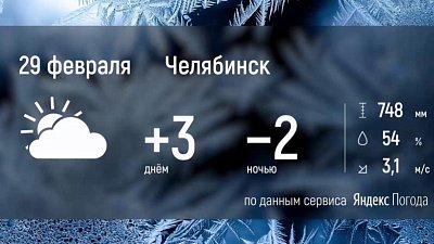 В Челябинской области температура воздуха поднимется до плюс 3 градусов